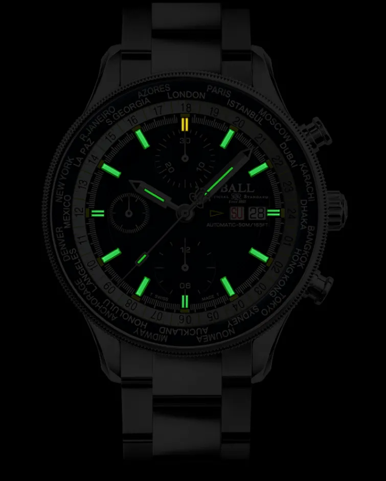 Ball Watch Engineer Ii<Engineer II Navigator World Time Chronograph BLUE