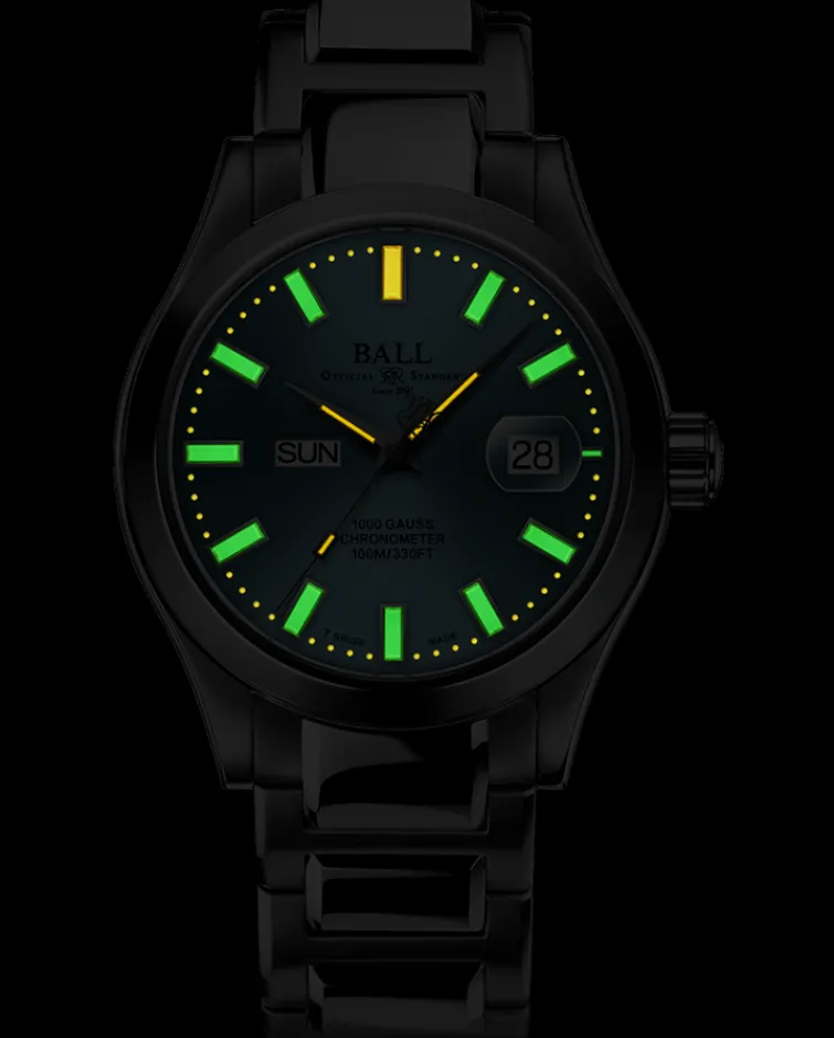 Ball Watch Engineer Iii<Engineer III Marvelight Chronometer Day-Date (40mm) ICEBLUE