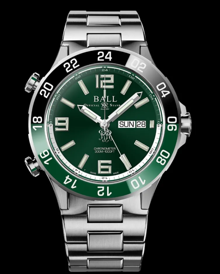 Ball Watch Roadmaster<Roadmaster Marine GMT (42mm) GREEN