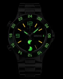Ball Watch Roadmaster<Roadmaster Marine GMT Moon Phase (42mm) BLACK