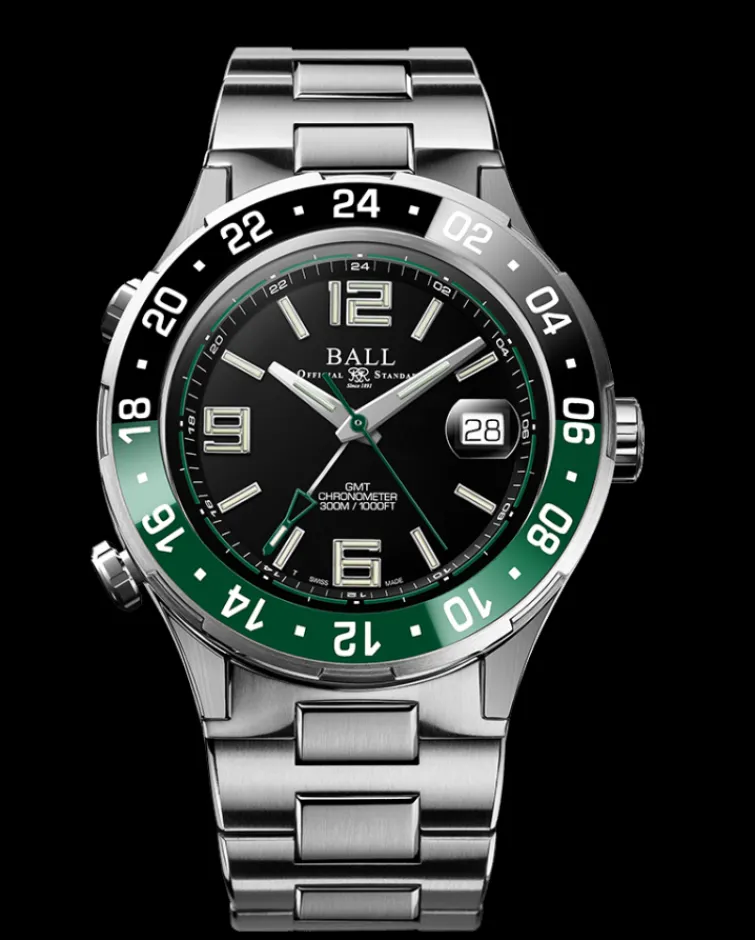 Ball Watch Roadmaster<Roadmaster Pilot GMT (40mm) BLACK