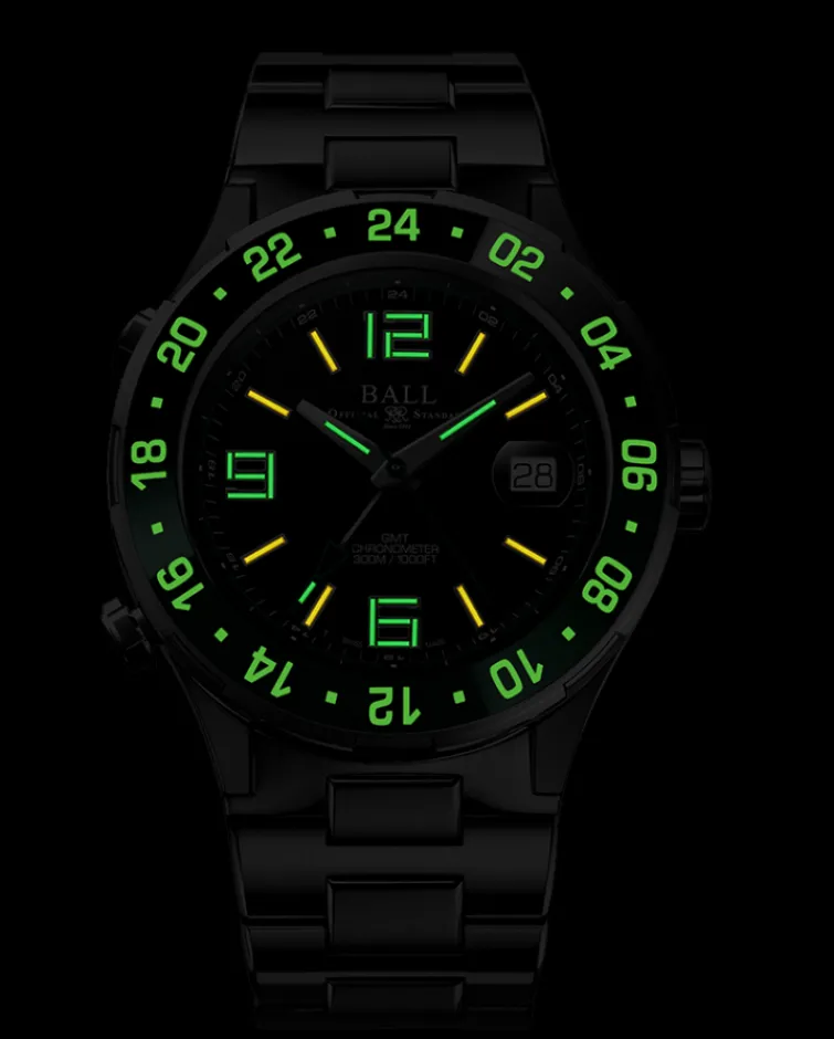 Ball Watch Roadmaster<Roadmaster Pilot GMT (40mm) BLACK