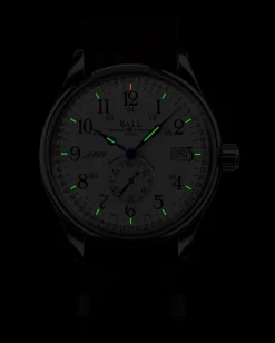 Ball Watch Trainmaster<Trainmaster Railroad Standard 130 Years (40mm) Leather